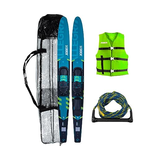 Jobe Wasserski Allegre Combo Waterskis Package Teal 59INCH