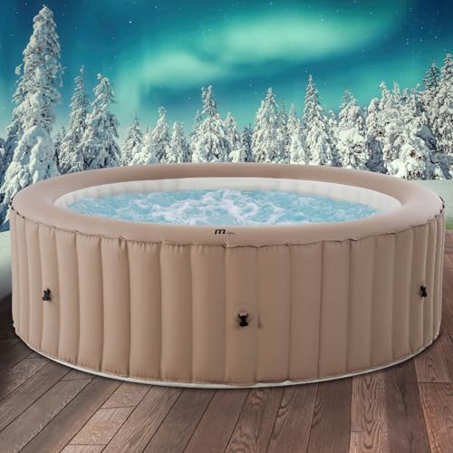 𝐁𝐑𝐀𝐒𝐓® Whirlpool aufblasbar MSpa Bristol für 8 Personen | Ø224x70cm |...