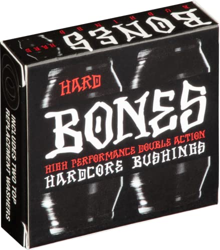 Bones Wheels 96A Hardcore Hard rubber bushings