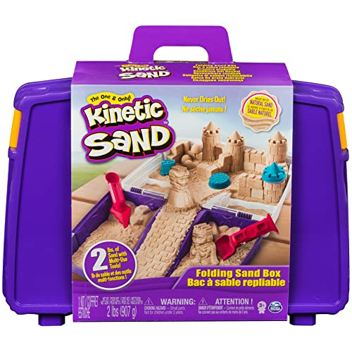 Kinetic Sand Sandspiel Koffer mit 907 Indoor-Sandspaß