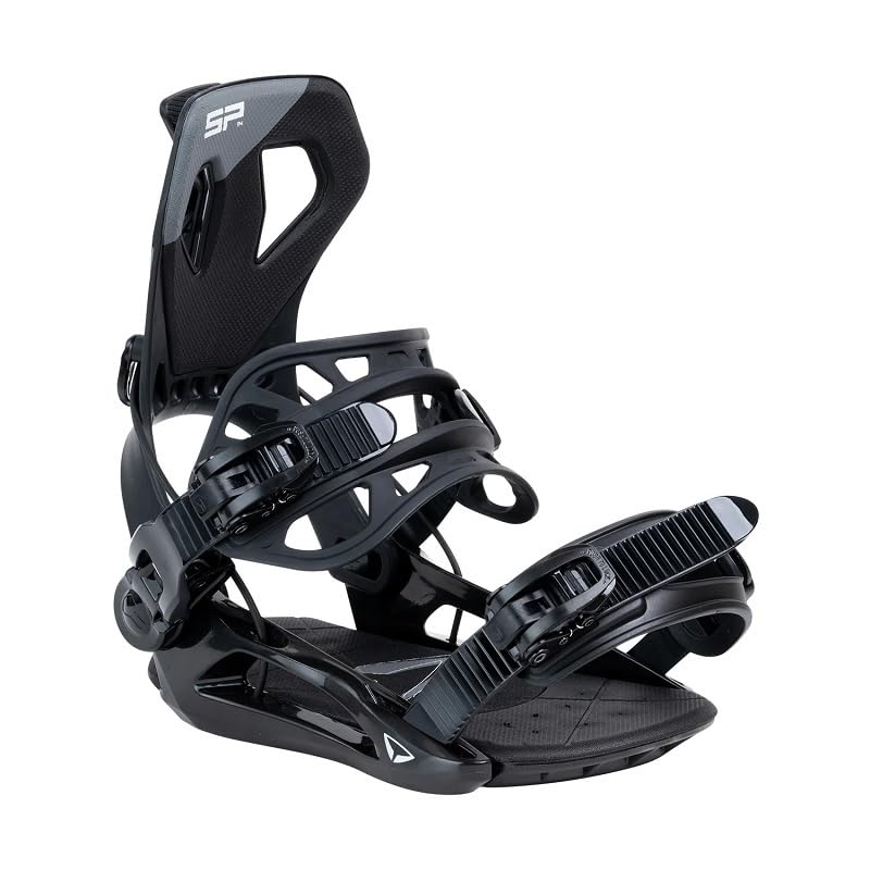 SP - Automatische Snowboardbindung Modell Private Black XL Multientry Größe 44-47 EU...