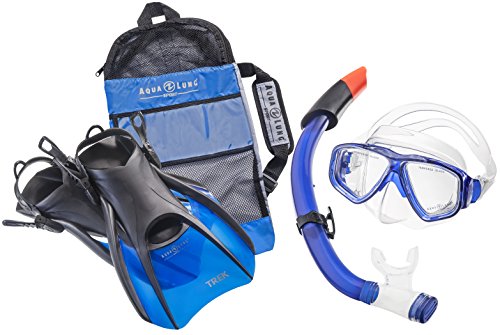 Aqua Lung Sport La Costa Travel Deluxe 3er Set (Tauchmaske, Schnorchel & Flossen) inkl....