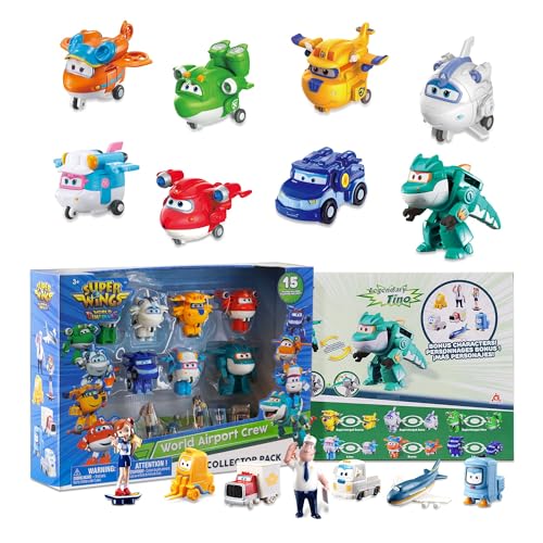 Super Wings Transformer Toys 2', Flugzeugspielzeug, Mini-Actionfiguren für Kinder von...