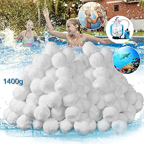 VAZILLIO Filterballs 1500g Pool Filterbälle ersetzen 54kg Filtersand für...