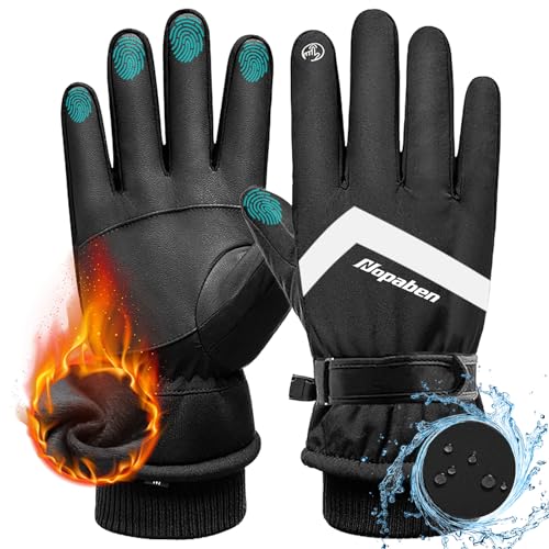 🔥🔥 Winterhandschuhe herren, Skihandschuhe damen, Touchscreen Handschuhe, Wasserdicht...