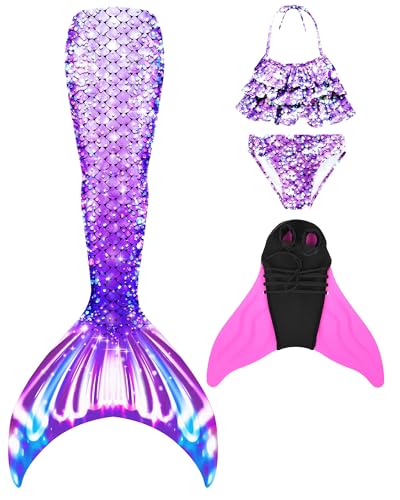 shepretty meerjungfrauenflosse mädchen Neuer Mermaid Tail Badeanzug für Erwachsene und...