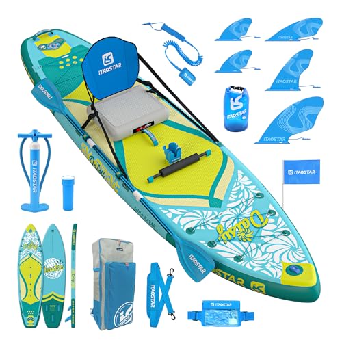 iTAOSTAR D03A 35' Extra Wide Paddle Board for Better Balance, Inflatable Stand Up Paddle...