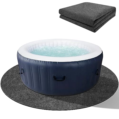 codree Runde Whirlpool-Matte, wasserabsorbierend, rutschfeste oberirdische...