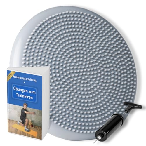 BK 2.0 Balance Cushion Grau – Orthopädisches Gleichgewichtskissen für gesunde...