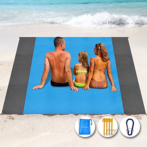 Henrycares Stranddecke Super Groß 200cm x 250cm für Strandurlaub Reisen Camping, Leicht...