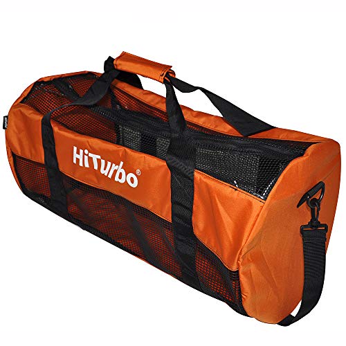 Hiturbo Netz Tauchtasche Mesh Duffle Bag Transporttasche für Tauchen Schnorcheln Reisen...