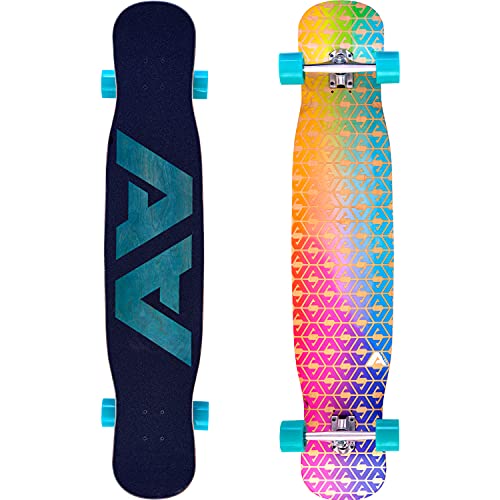 Apollo Dancer Longboard Takuu, 46 x 9,5 Zoll, ABEC 9 Kugellager, stylische Longboards,...