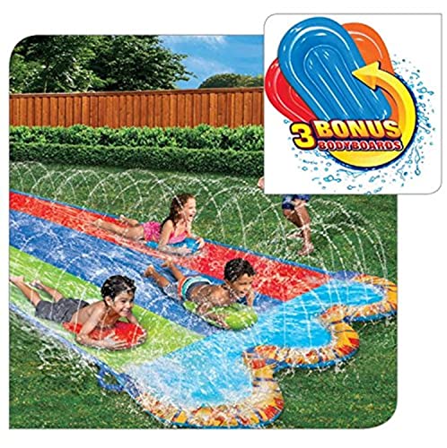 Banzai 42329 Triple Racer Water Slide