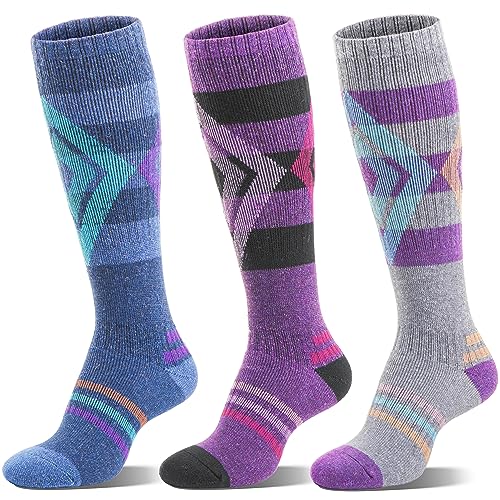 Welwoos Merino Wollsocken Skisocken Warme Thermosocken Dicke Thermo Wintersocken für...