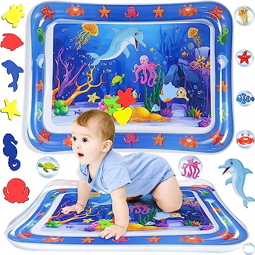 ENCOUN Wassermatte Baby, Wasserspielmatte Baby Spielzeug ab 3 6 9 Monaten, 65 x 50 cm...