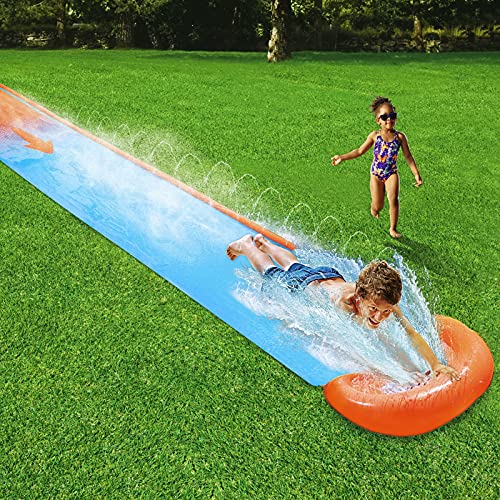 Bestway H20GO Single Water Slide, 4.88 m Inflatable Slip and Slide with Built-In...