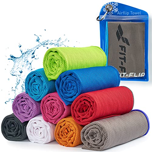Fit-Flip Kühltuch - Airflip towel - das kühlende Sporthandtuch - als cooling towel und...