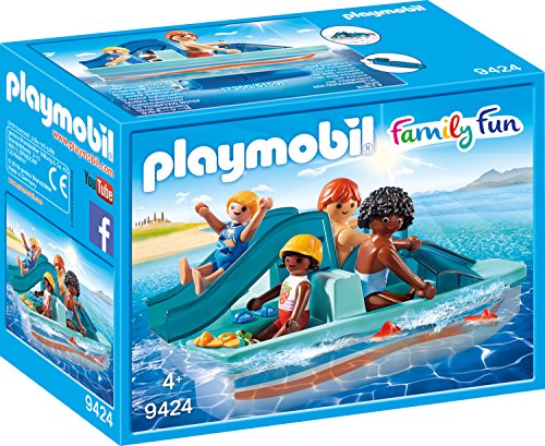PLAYMOBIL Family Fun 9424 Tretboot, Ab 4 Jahren