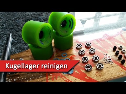 Longboard Kugellager säubern und wechseln | Deutsch | Rinku