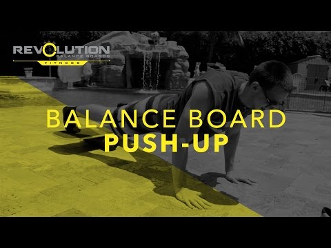 Balance Board Fitness: Push-Up Demo