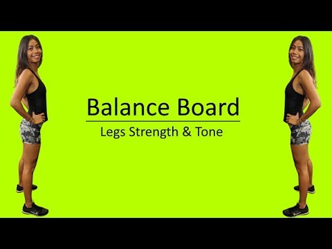 Balance Board Legs Strength &amp; Tone Workout (30 mins)