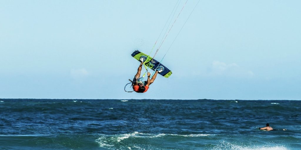 kitesurfing