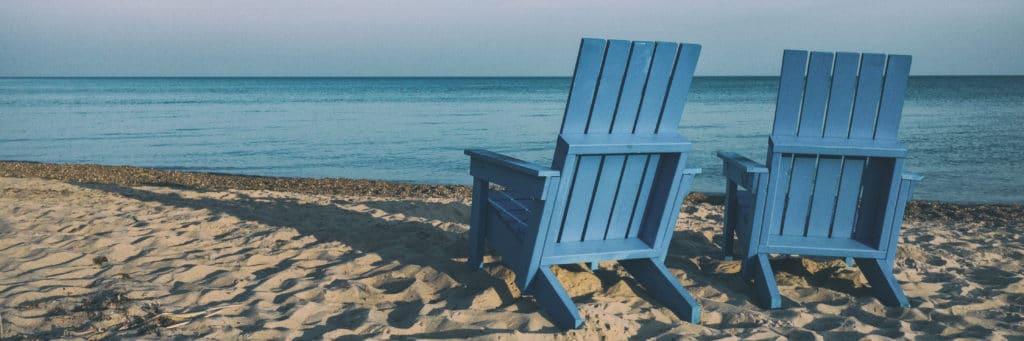 beach chair wood