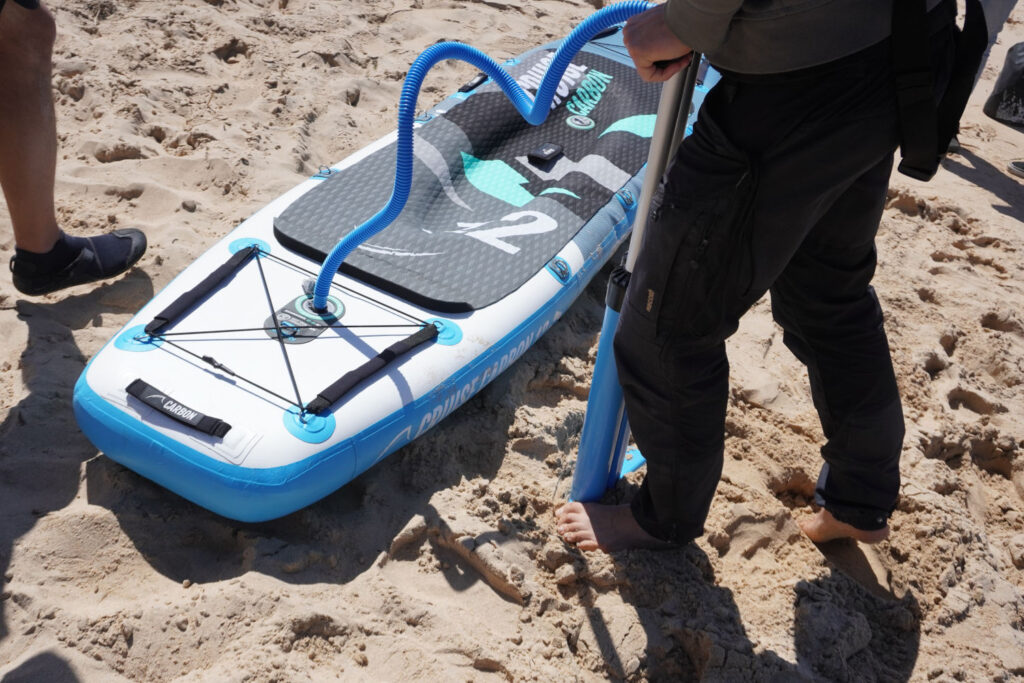 paddle board pump test performance