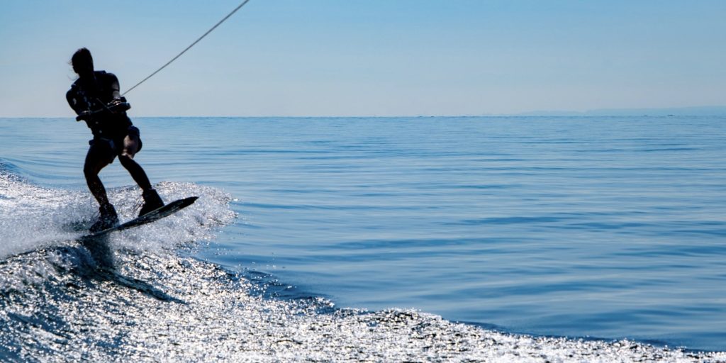 waterskiing