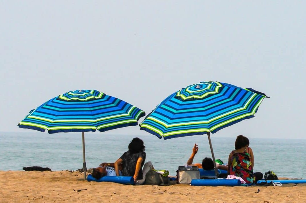 Yh-Strand Zelt Strand Sonnenschirm Leichte Sonnenschutz Zelt mit